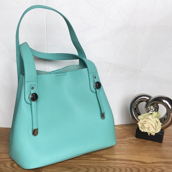 Charming Charlie Ocean Foam color Purse